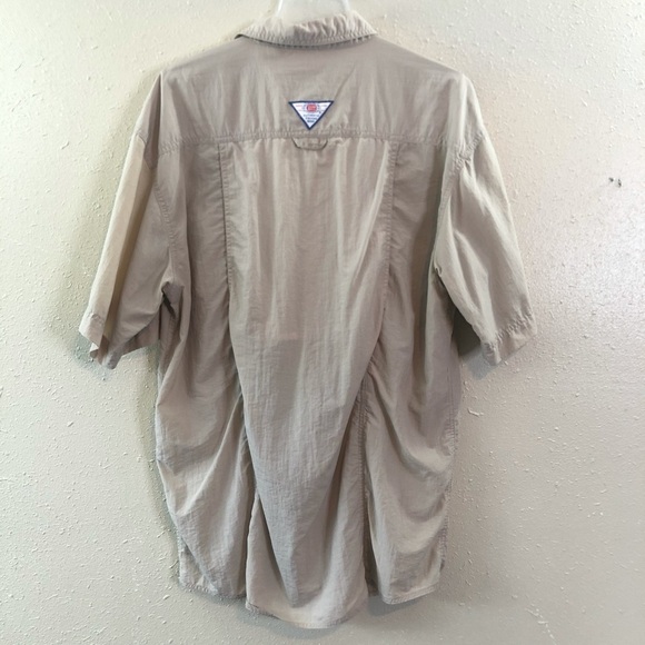 Penn Reels Authentic Fishing Gear Beige Shirt XL - Picture 2 of 12